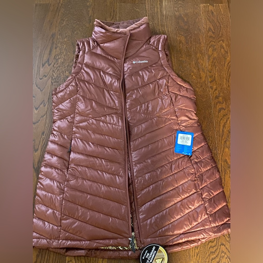 NWT - Columbia longline puffer vest/jacket see measurements